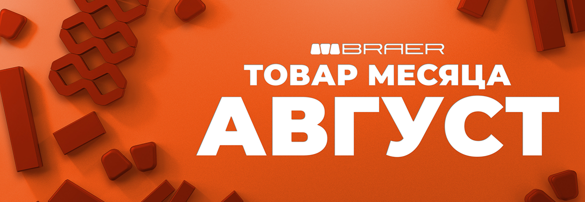 Акция «Товар месяца» на продукцию завода BRAER!