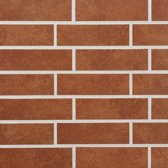 Плитка фасадная клинкерная Stroeher KERAVETTE SHINE 841 rosso гладкая  глазурованная NF8, 240x71x8