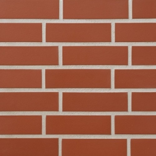 Плитка фасадная клинкерная Stroeher KERAVETTE CHROMATIC и FLAME E 361 naturrot  гладкая неглазурованная NF11, 240x71x11