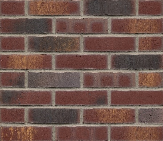 Плитка фасадная клинкерная Feldhaus Klinker R769LDF14 Vascu cerasi legoro рельефная, 290x52x14