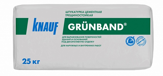 Штукатурка теплоизоляционная фасадная KNAUF Грюндбанд 25 кг