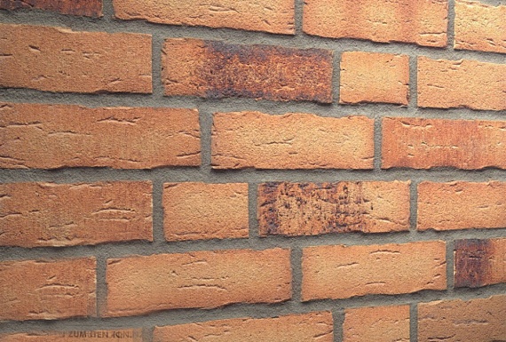 Плитка фасадная клинкерная Feldhaus Klinker R695NF14 Sintra sabioso ocasa (с нагаром) рельефная, 240x71x14