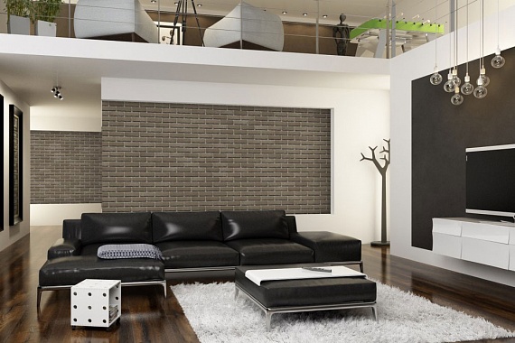 Плитка фасадная клинкерная Feldhaus Klinker R680DF17 Sintra argo  рельефная, 240x52x17