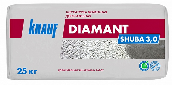 Штукатурка декоративная Кнауф Диамант Шуба 3 мм 25 кг