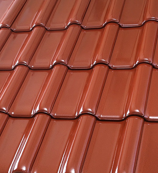 Керамическая черепица Roben рядовая, Flandernplus, Cayenne, красный