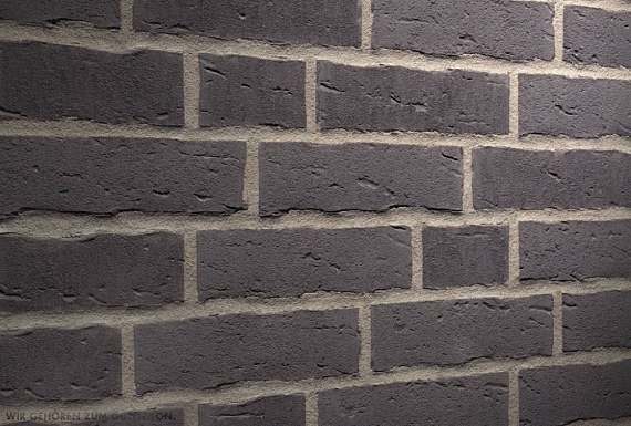 Плитка фасадная клинкерная Feldhaus Klinker R693NF14 Sintra vulcano рельефная, 240x71x14