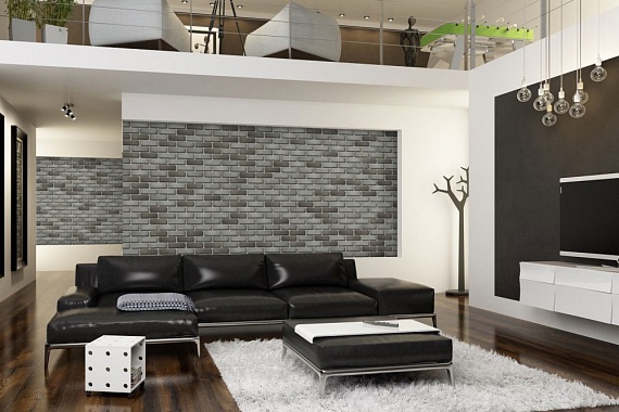 Плитка фасадная клинкерная Feldhaus Klinker R509NF14 Geo ferrum liso  гладкая, 240x71x14