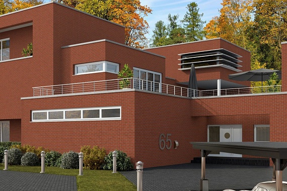 Плитка фасадная клинкерная Feldhaus Klinker R487DF9 Terreno rustico рельефная, 240x52x9