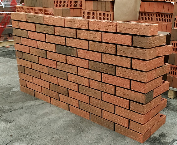 Кирпич облицовочный Flash одинарный Rock 01 М175 Красная Гвардия
