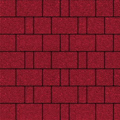 Тротуарная плитка SteinRus Бельпассо, винный, native 60 мм