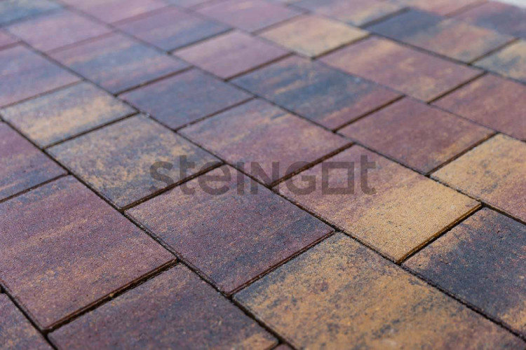 Тротуарная плитка Steingot Новый город Агатовый камень (Blend) 40 мм