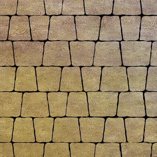 Тротуарная плитка SteinRus Аттика, colormix Брайс, гладкая 60 мм