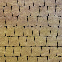 Тротуарная плитка SteinRus Аттика, colormix Брайс, гладкая 60 мм