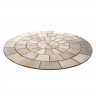 Радиальная тротуарная плитка R2900-X4 White Hills