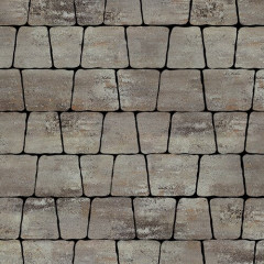 Тротуарная плитка SteinRus Аттика, colormix Берилл, гладкая 60 мм