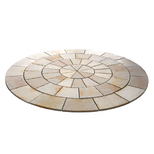 Радиальная тротуарная плитка R3900-X4 White Hills