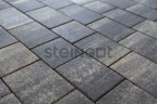 Тротуарная плитка Steingot Новый город Графитовый камень (Stein Black) 60 мм