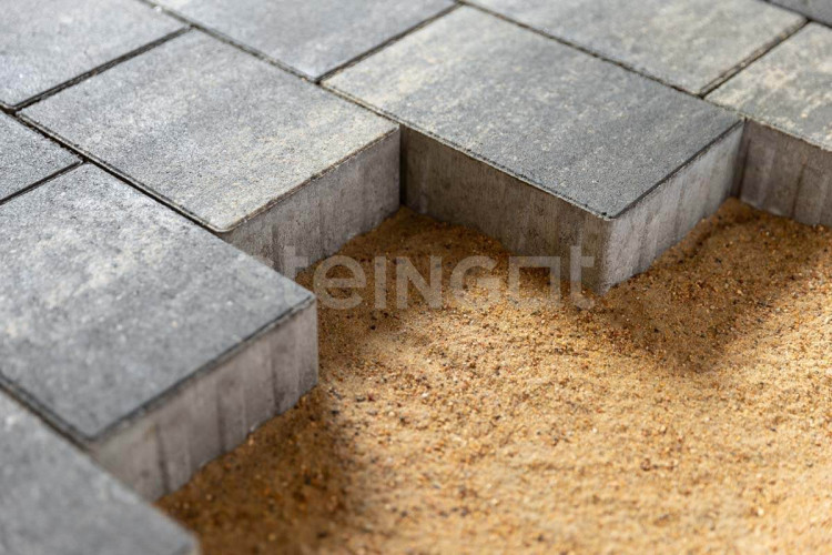 Тротуарная плитка Steingot Новый город Графитовый камень (Stein Black) 60 мм
