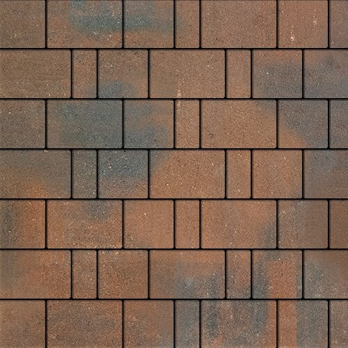 Тротуарная плитка SteinRus Бельпассо, colormix Штайнрус, гладкая 40 мм
