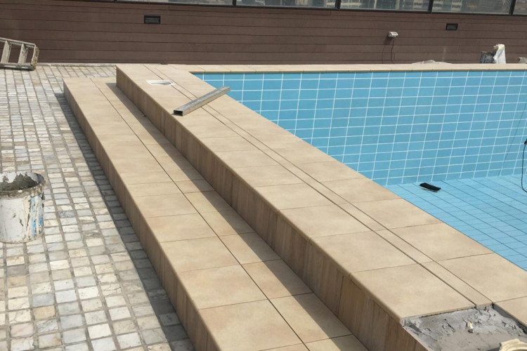  Ступень угловая флорентийская Interbau Alpen 044 Allgau, 320x320х9