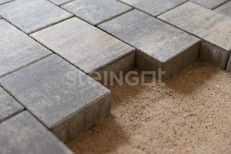 Тротуарная плитка Steingot Новый город Серебристый камень (Stein Silver) 60 мм