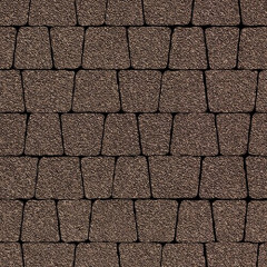 Тротуарная плитка SteinRus Аттика, коричневый, antico 60 мм