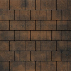 Тротуарная плитка SteinRus Бельпассо, colormix Бомонт, гладкая 40 мм