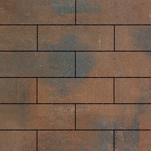 Тротуарная плитка SteinRus Аликанте, colormix Штайнрус, гладкая 80 мм