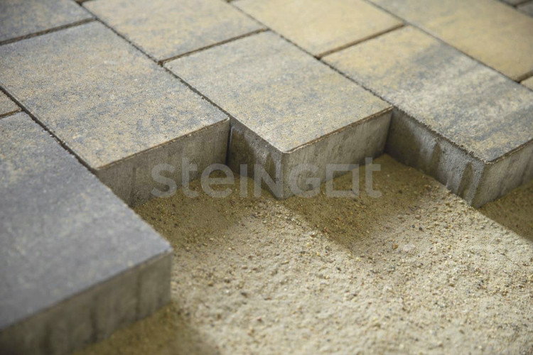 Тротуарная плитка Steingot Новый город Золотистый камень (Stein Chrom) 40 мм