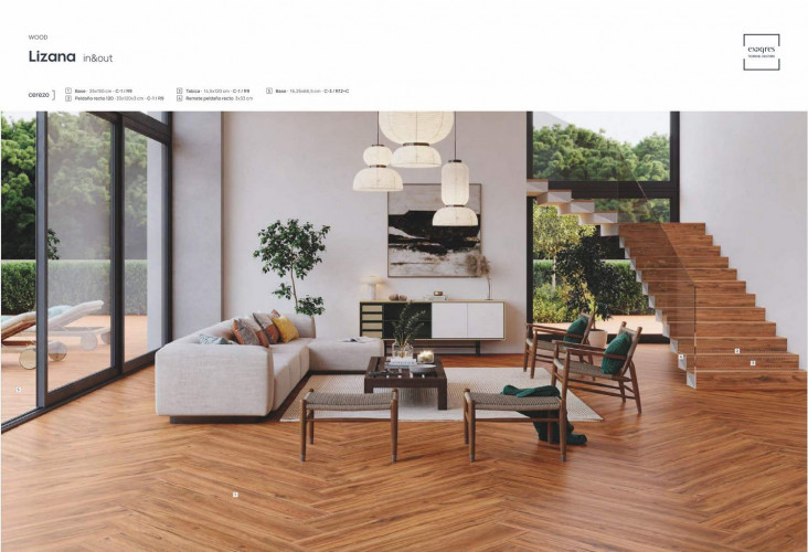 Ступень прямоугольная Exagres recto 120 big Lizana Cerezo, 1200х330x30