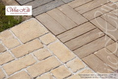 Тротуарная плитка Дощечки S905-44 White Hills