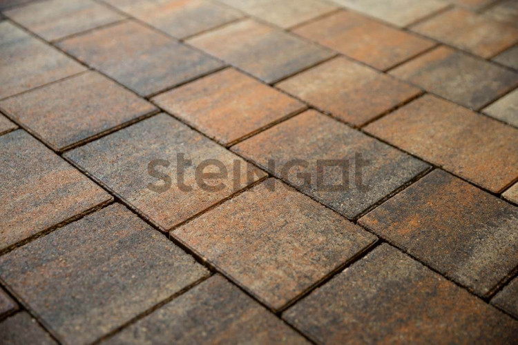 Тротуарная плитка Steingot Новый город Бронзовый камень (Stein Bronze) 80 мм