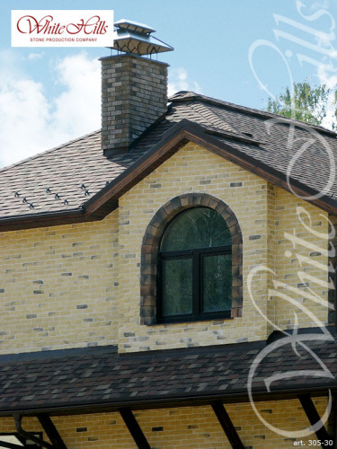 Фасадная плитка под кирпич Бремен Брик 305-30 White Hills