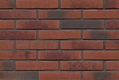 Клинкерная плитка для фасада FELDHAUS KLINKER R754DF14 Vascu carmesi carbo