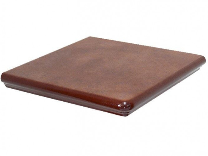 Ступень угловая флорентийская Interbau Nature Art 114 Cognac Braun, 320x320х9.5