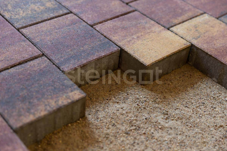 Тротуарная плитка Steingot Новый город Агатовый камень (Blend) 80 мм