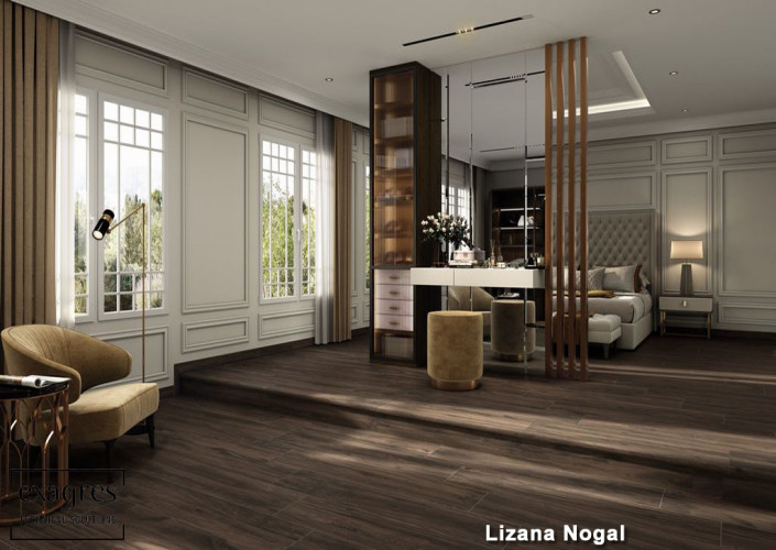 Ступень прямоугольная Exagres recto 120 big Lizana Nogal, 1200х330x30