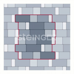 Тротуарная плитка Steingot Мюнхен МОККО (Mokka) 60 мм