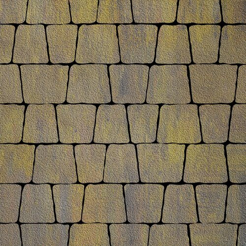 Тротуарная плитка SteinRus Аттика, colormix Бромо, native 60 мм
