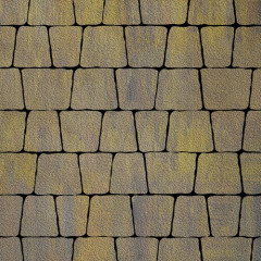 Тротуарная плитка SteinRus Аттика, colormix Бромо, native 60 мм