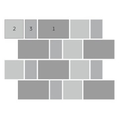 Тротуарная плитка SteinRus Бельпассо, colormix Нокс, гладкая 60 мм