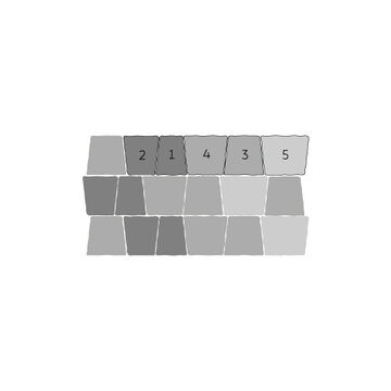Тротуарная плитка SteinRus Аттика, colormix Актау, native 60 мм