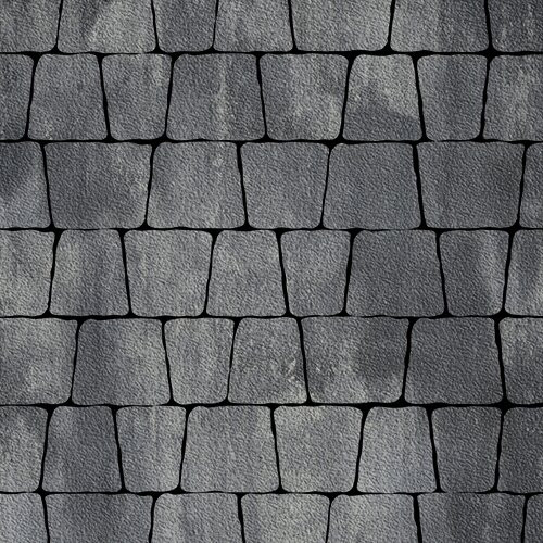 Тротуарная плитка SteinRus Аттика, colormix Актау, native 60 мм