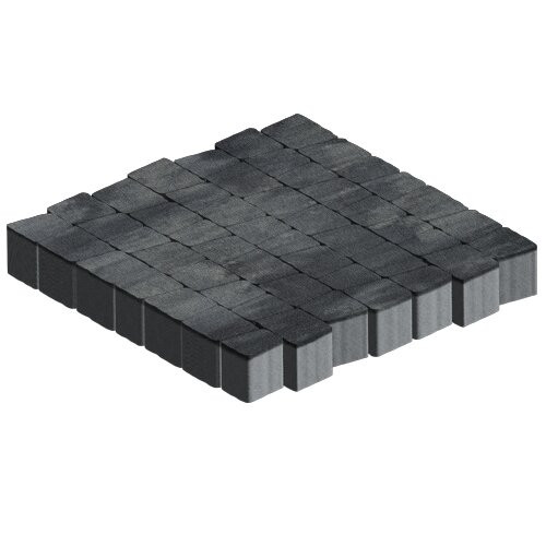 Тротуарная плитка SteinRus Аттика, colormix Актау, native 60 мм
