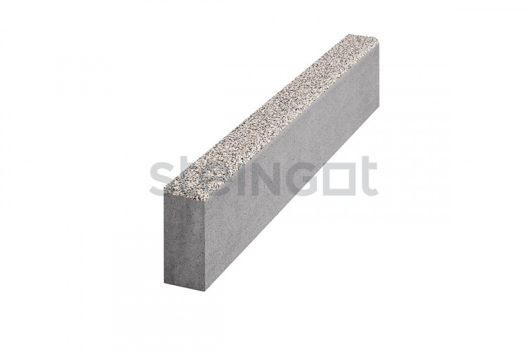 Бордюр Садовый Steingot Белый (Bianco Nero) 1000*200*80