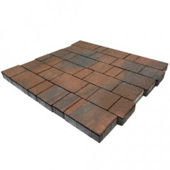 Тротуарная плитка SteinRus Бельпассо, colormix Штайнрус, гладкая 60 мм
