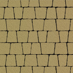 Тротуарная плитка SteinRus Аттика, песочный, native 60 мм