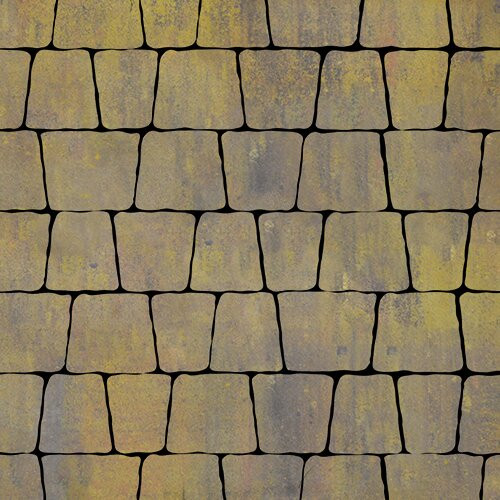 Тротуарная плитка SteinRus Аттика, colormix Бромо, гладкая 60 мм