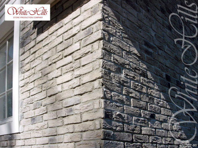 Фасадная плитка под кирпич Бремен Брик 307-80 White Hills