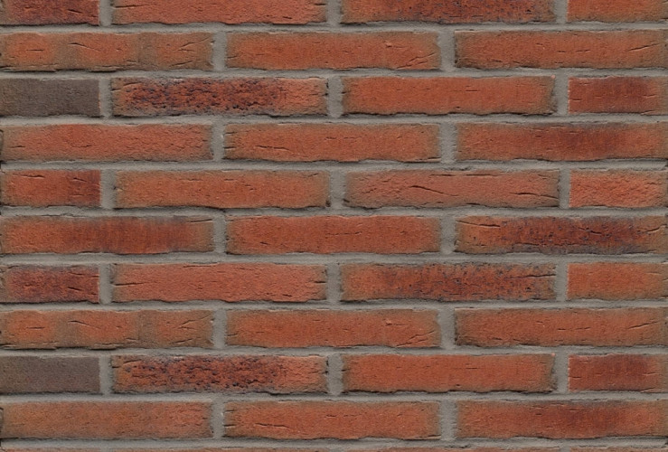 Клинкерная плитка для фасада FELDHAUS KLINKER R698DF14 Sintra terracotta bario